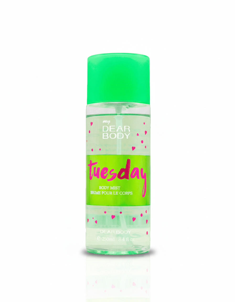 Tuesday Body Mist – Dear Body 250ml (For Ladies)