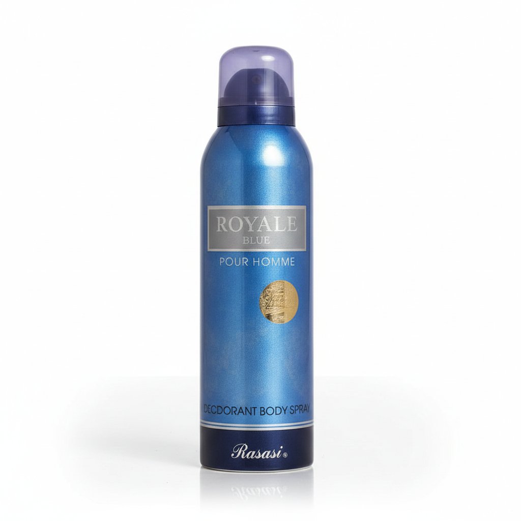 Rasasi Royale Blue Pour Homme Deodorant Body Spray 200ml for Men